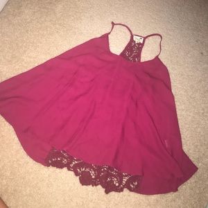 Cute Maroon Tanktop